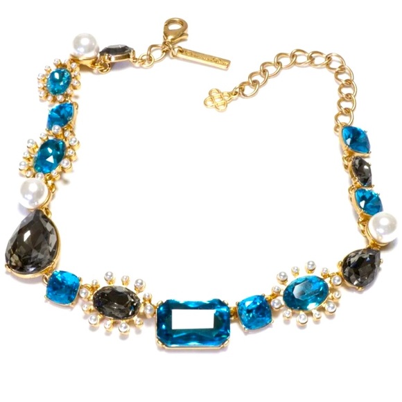 OSCAR DE LA RENTA
Bold Mixed-Jewel Necklace - Picture 3 of 6